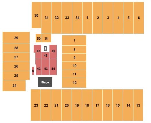  MERCYME 2 Seating Map Seating Chart