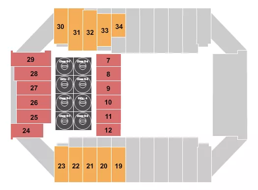 WRESTLING 2 Seating Map Seating Chart