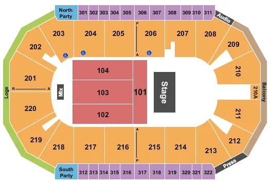  FOREIGNER Seating Map Seating Chart