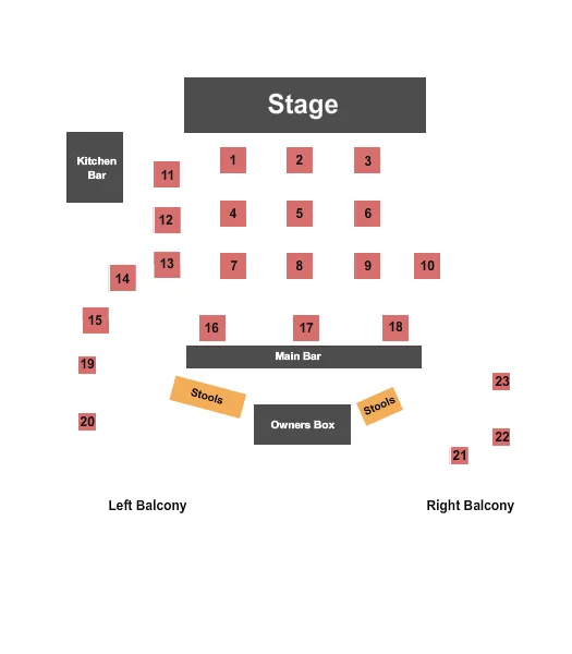  THE CACTUS BLOSSOMS Seating Map Seating Chart