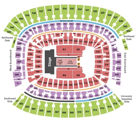  JAY Z BEYONCE Seating Map Seating Chart