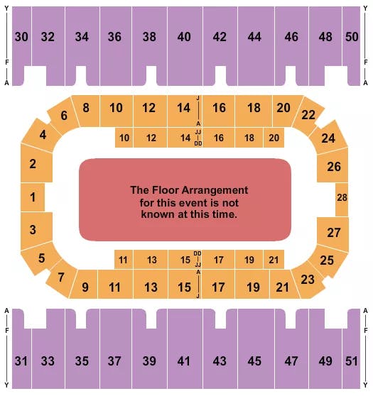  GENERIC FLOOR Seating Map Seating Chart