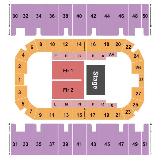  HALF HOUSE Seating Map Seating Chart