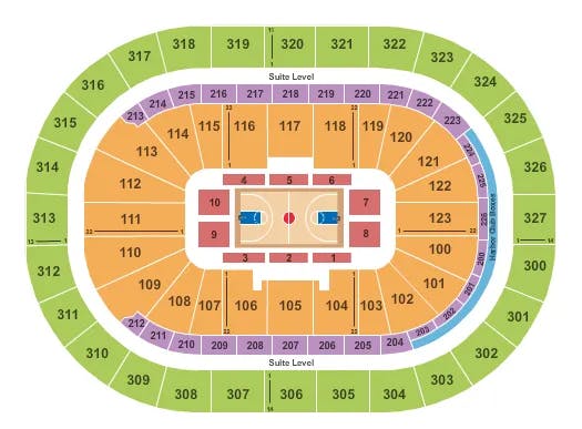  BASKETBALL Seating Map Seating Chart