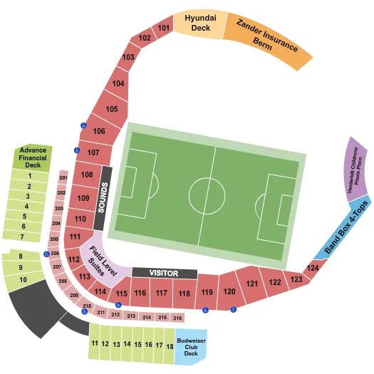  SOCCER Seating Map Seating Chart