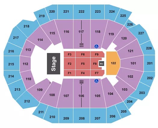  MARTIN LAWRENCE Seating Map Seating Chart