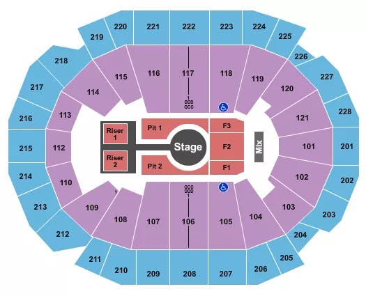  PESO PLUMA Seating Map Seating Chart