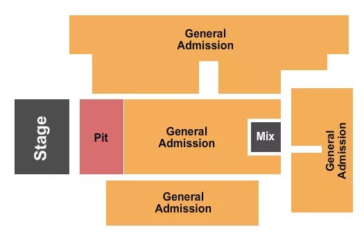 FIVE FLAGS CENTER ARENA GA W PIT Seating Map Seating Chart