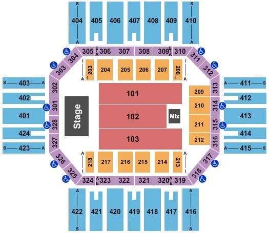  ALABAMA Seating Map Seating Chart