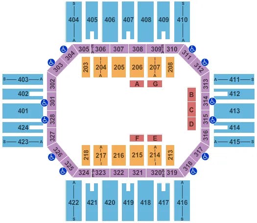  CIRCUS Seating Map Seating Chart