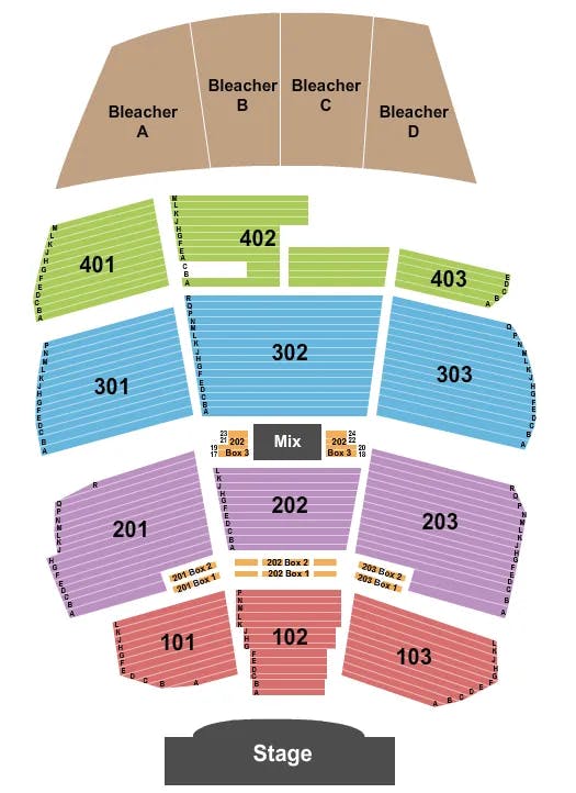  WU TANG CLAN Seating Map Seating Chart