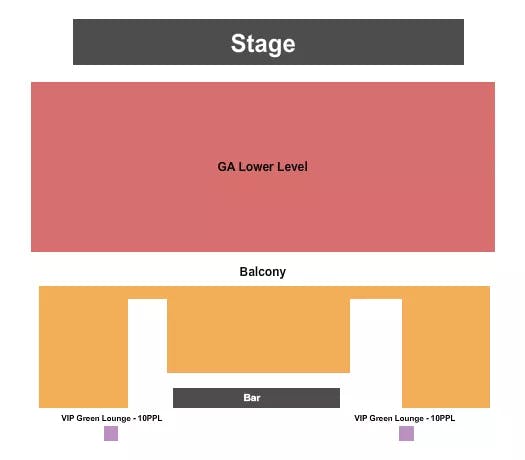 FOX THEATRE HAYS ENDSTAGE GA Seating Map Seating Chart