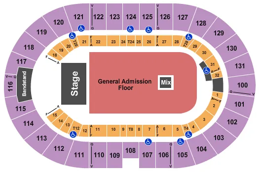  ASAP ROCKY Seating Map Seating Chart