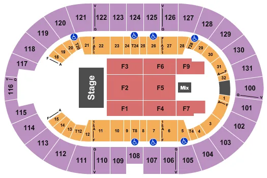  ZION LENNOX Seating Map Seating Chart