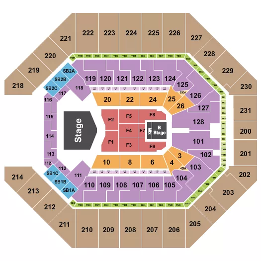  GRUPO FIRME Seating Map Seating Chart