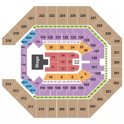  MELANIE MARTINEZ Seating Map Seating Chart