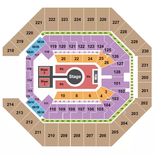  PESO PLUMA Seating Map Seating Chart