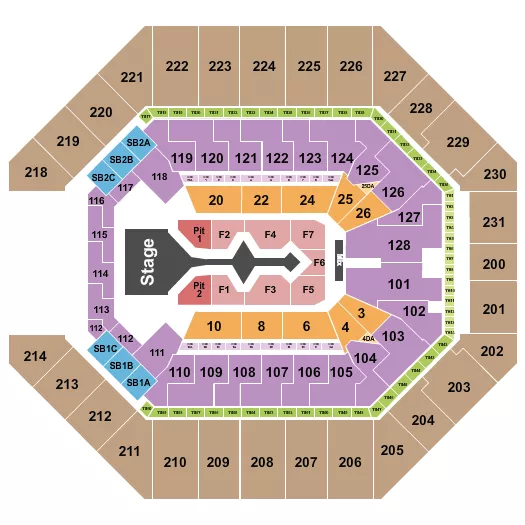  SHAKIRA Seating Map Seating Chart