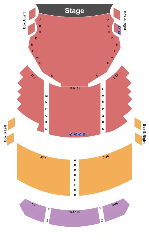  ENDSTAGE 2 Seating Map Seating Chart