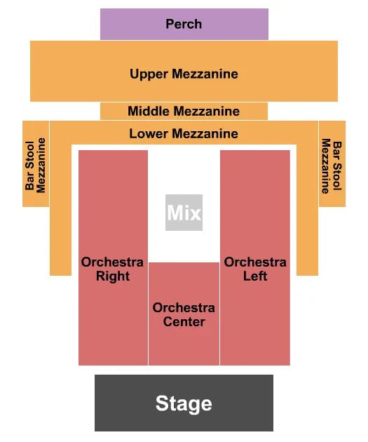  ENDSTAGE 4 Seating Map Seating Chart