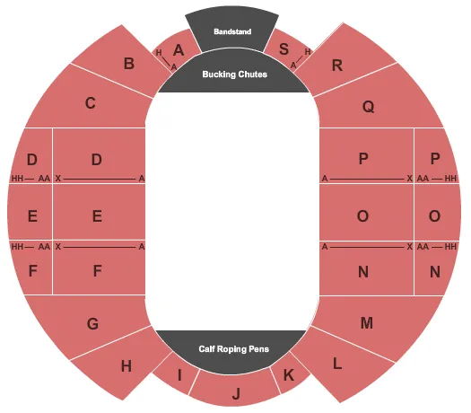  PBR Seating Map Seating Chart