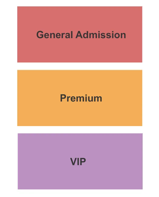 BRICKTOWN COMEDY CLUB OKC GA PREMIUM VIP Seating Map Seating Chart