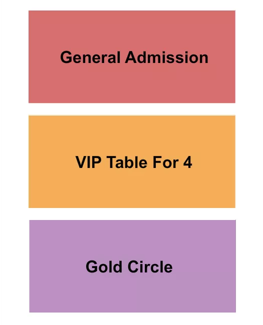  GA TABLE GC Seating Map Seating Chart