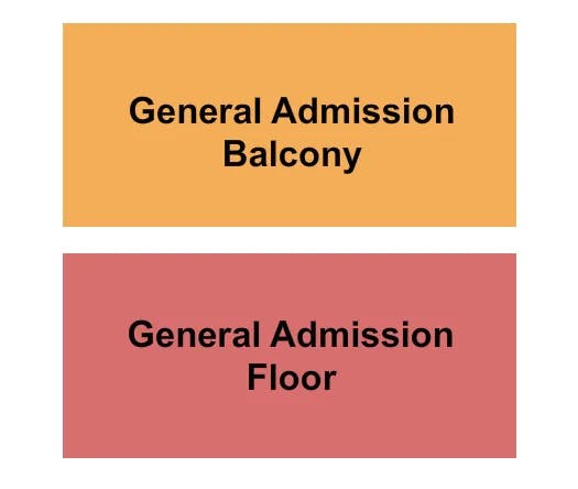  GA FLOOR GA BALCONY Seating Map Seating Chart