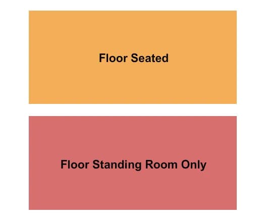 TOWER THEATRE OK GA FLOOR SEATED STANDING Seating Map Seating Chart