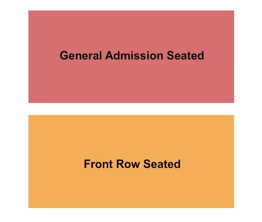  GA SEATED FRONT ROW Seating Map Seating Chart