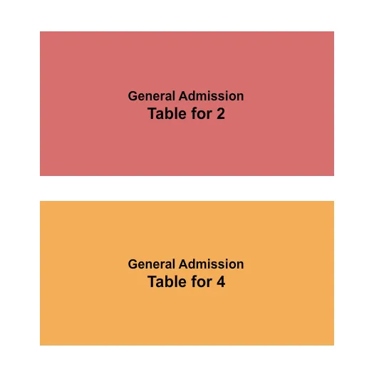 FUNNY BONE COMEDY CLUB TAMPA GA TABLE FOR 2 4 Seating Map Seating Chart