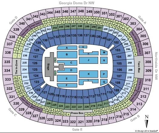  JAY Z AND BEYONCE Seating Map Seating Chart