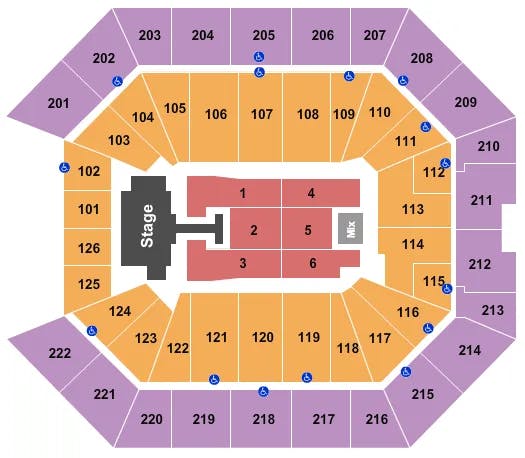  DEPECHE MODE 2 Seating Map Seating Chart