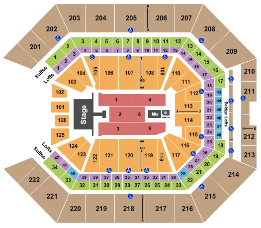  MANA Seating Map Seating Chart