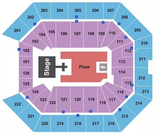  SUICIDEBOYS Seating Map Seating Chart