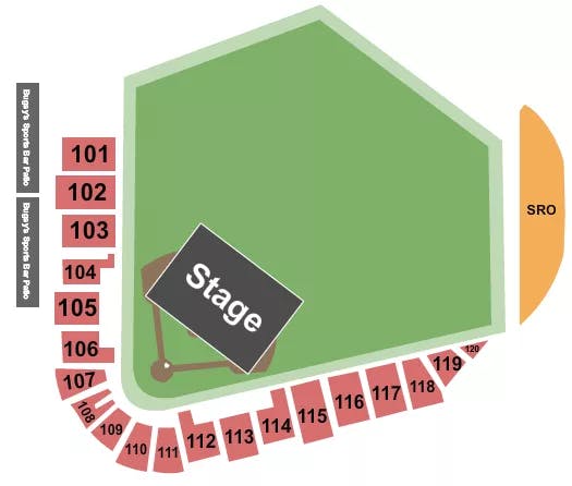  CONCERT Seating Map Seating Chart