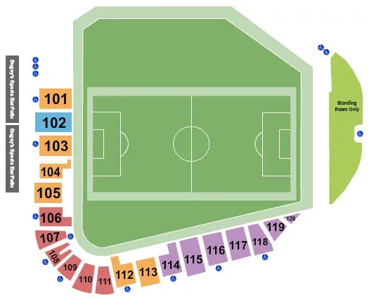  SOCCER Seating Map Seating Chart