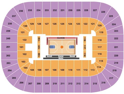  BASKETBALL HBCU Seating Map Seating Chart