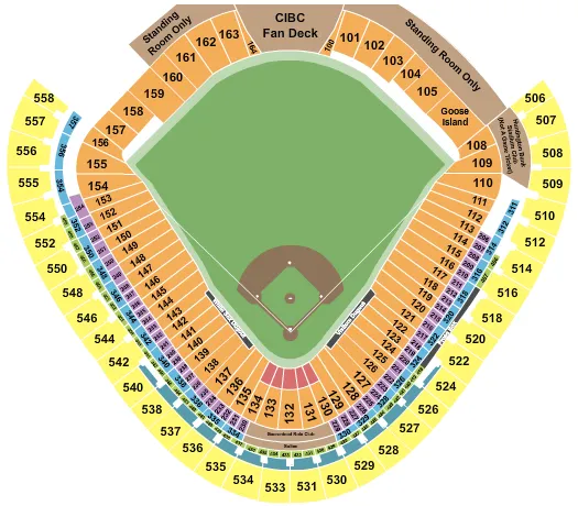  BASEBALL Seating Map Seating Chart