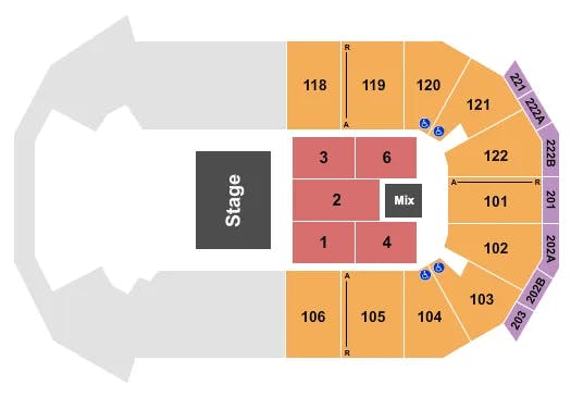  HALF HOUSE Seating Map Seating Chart