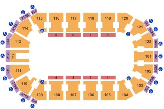  HOCKEY Seating Map Seating Chart