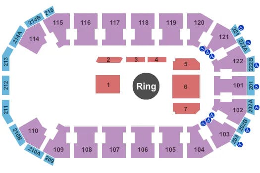  MMA Seating Map Seating Chart