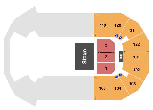  RODNEY CARRINGTON Seating Map Seating Chart