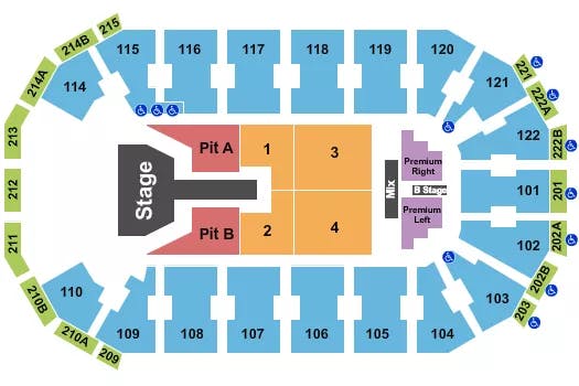  BRANDON LAKE Seating Map Seating Chart