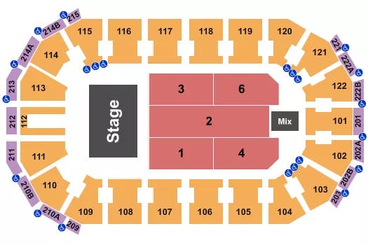  HALF HOUSE 2 Seating Map Seating Chart