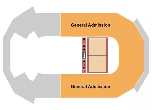  VOLLEYBALL 2 Seating Map Seating Chart