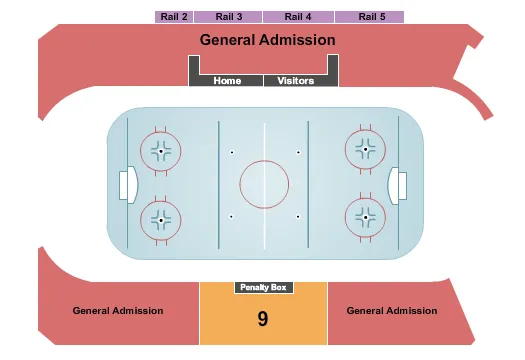  HOCKEY Seating Map Seating Chart