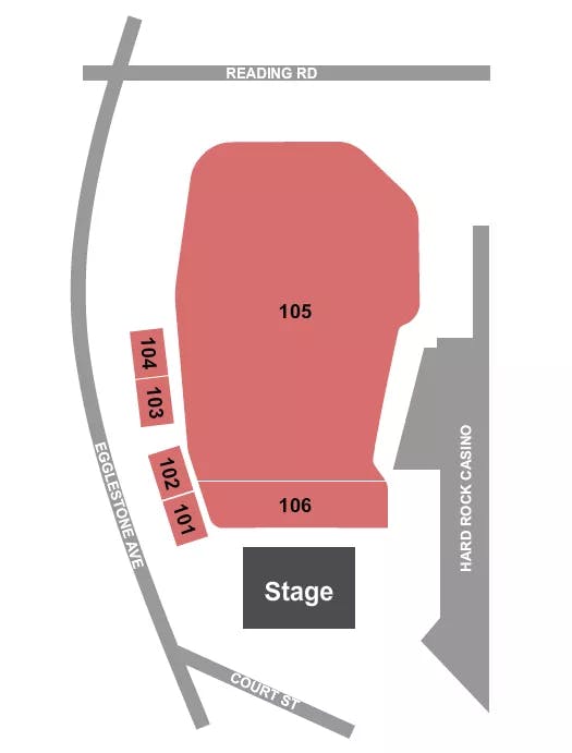  ENDSTAGE Seating Map Seating Chart