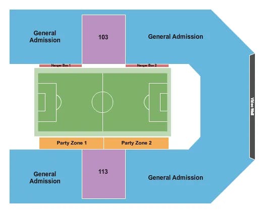  SOCCER WITH GA Seating Map Seating Chart