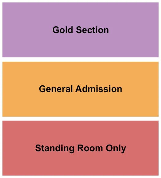  END STAGE Seating Map Seating Chart